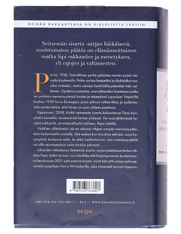 Atlas, Papa Saltin tarina - Riley, Lucinda - Romaanit ja novellit - 10105512416 - 1