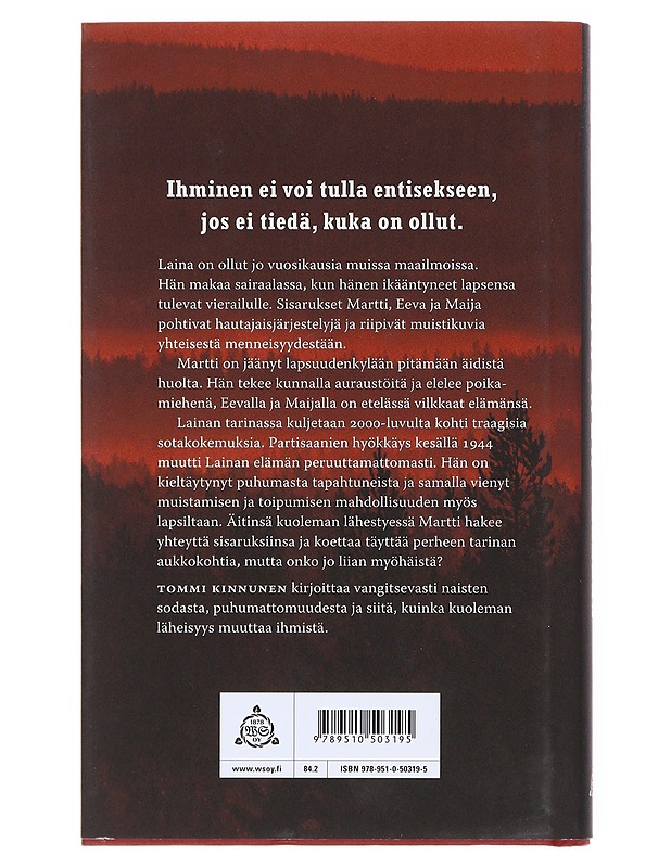 Kaarna - Tommi Kinnunen - Romaanit ja novellit - 10105512421 - 1