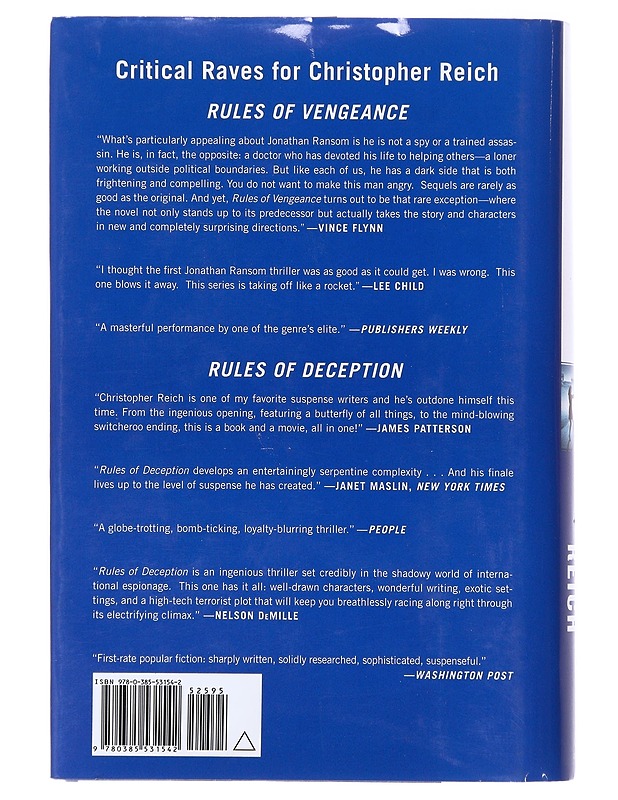 Rules of betrayal - Christopher Reich - Jännitys ja dekkarit - 10105512433 - 1