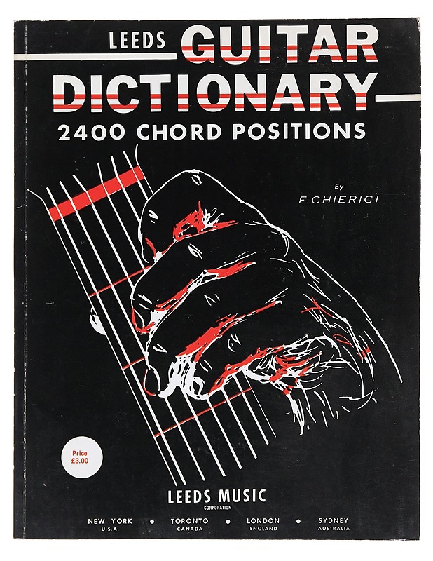 Leeds guitar dictionary: 2400 chord positions - F. Chierici - Musiikki- ja elokuvakirjat - 10105512448 - 0