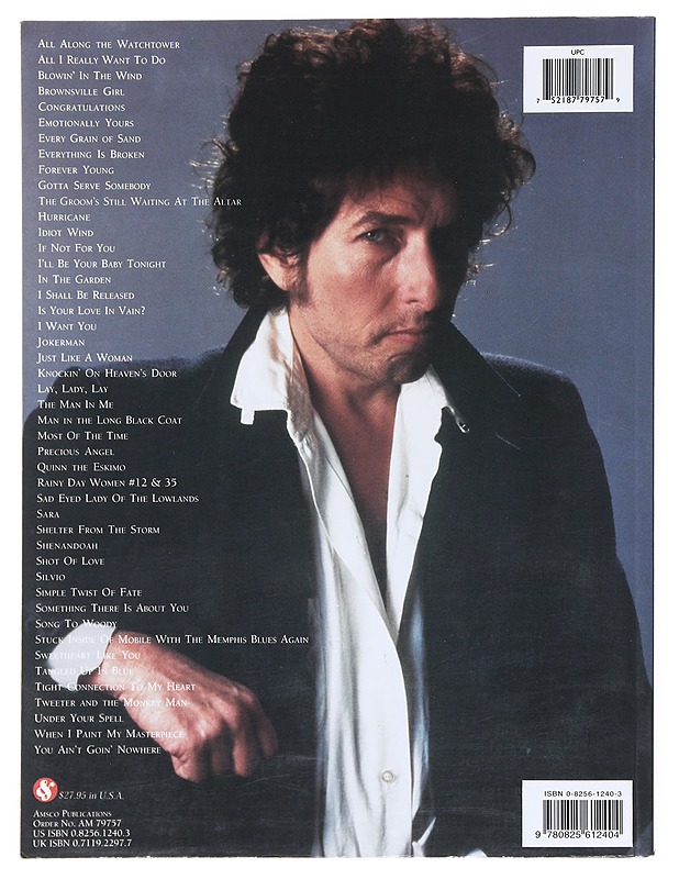 Anthology - Bob Dylan - Musiikki- ja elokuvakirjat - 10105512449 - 1