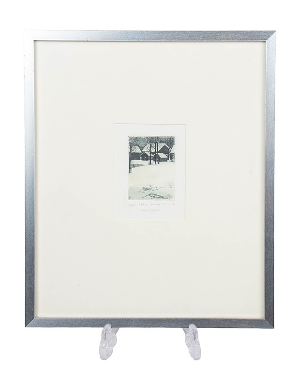 OSMO NISSINEN Joulunalla, grafiikkavedos 47/50 - Sisustus - 10105512477 - 2