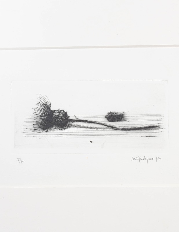 PENTTI KASKIPURO Ohdake II grafiikkavedos 15/70  - Sisustus - 10105512514 - 0