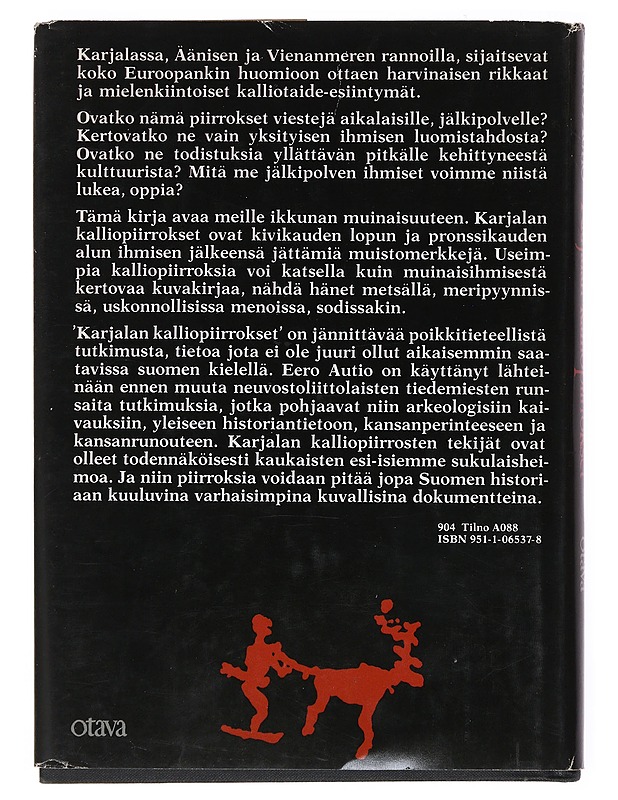 Karjalan Kalliopiirrokset - Eero Autio - Historiakirjat - 10105512559 - 1