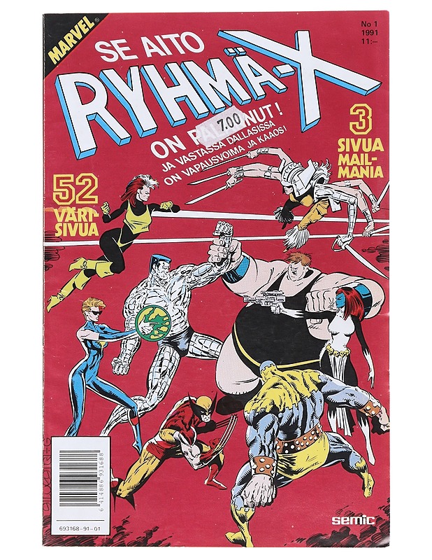 Ryhmä X 1 / 91 - Sarjakuvat - 10105512576 - 0