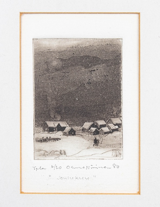 OSMO NISSINEN Joulukuu grafiikkavedos 6/20  - Sisustus - 10105512601 - 0