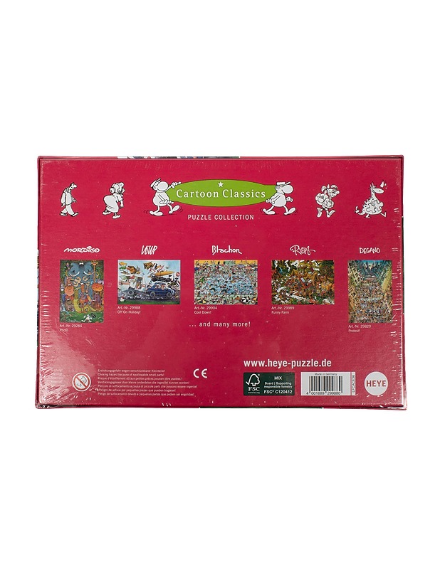 HEYE Cartoon classics Loup palapeli, 500 palaa - Palapelit - 10105512643 - 1