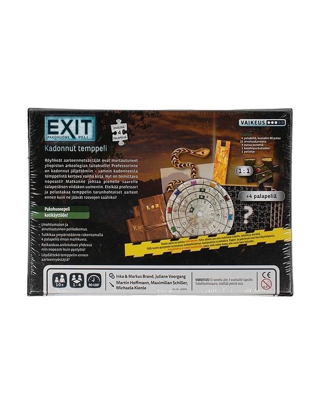LAUTAPELIT.FI Exit - Kadonnut Temppeli lautapeli - Lautapelit - 10105512718 - 1