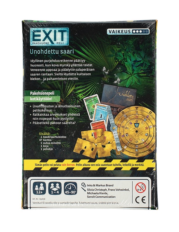 LAUTAPELIT.FI Exit - Unohdettu Saari lautapeli - Lautapelit - 10105512728 - 1