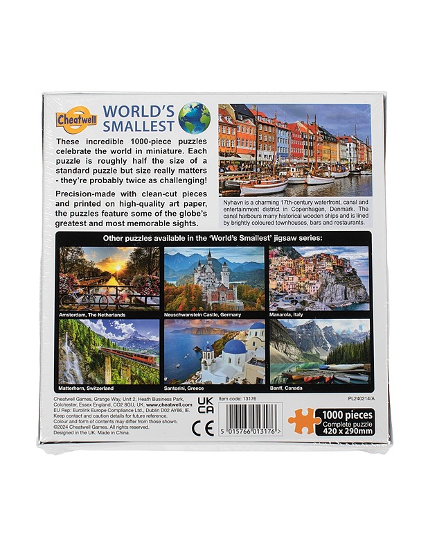 CHEATWELL World's Smallest Jigsaw Puzzle palapeli, 1000 palaa - Palapelit - 10105512738 - 1