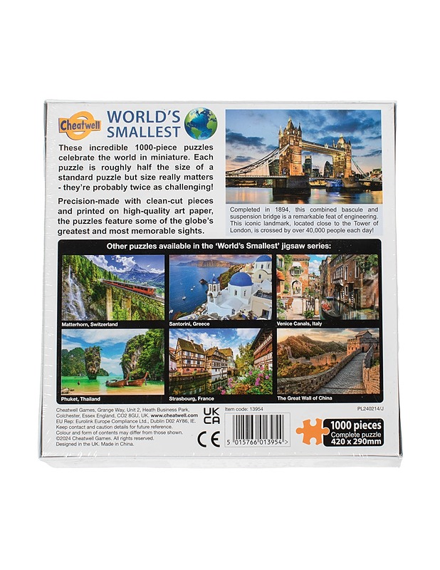 CHEATWELL World's Smallest palapeli, 1000 palaa - Palapelit - 10105512744 - 1