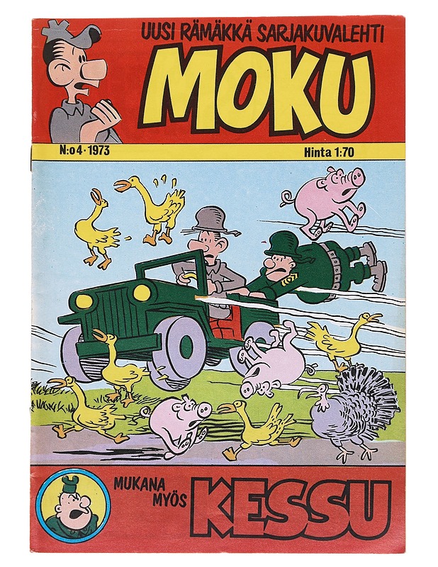 Moku, Mukana myös Kessu 4 / 73 - Sarjakuvat - 10105512771 - 0