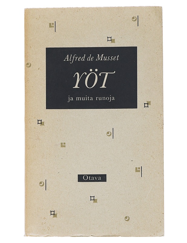 Yöt ja muita runoja - de Musset , Alfred - Runot ja näytelmät - 10105512785 - 0