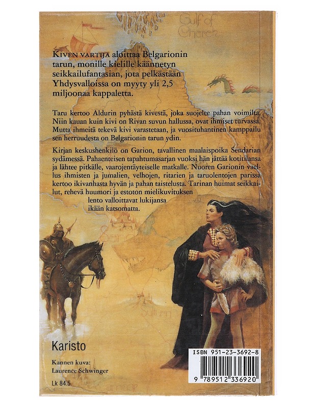 Belgarionin taru. 1, Kiven vartija - Eddings, David - Fantasia- ja scifi - 10105512792 - 1