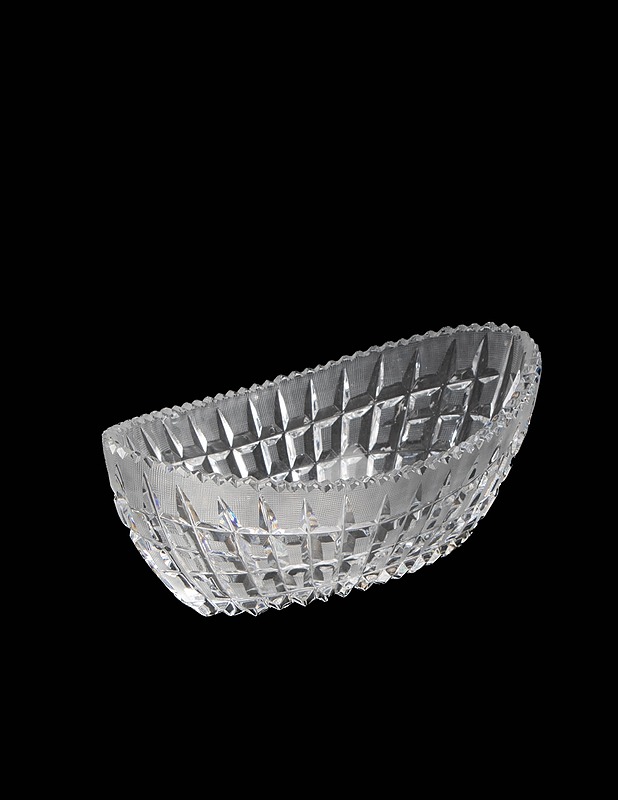 Veneenmuotoinen kristallikulho - Tarjoiluastiat - 10105512794 - 0