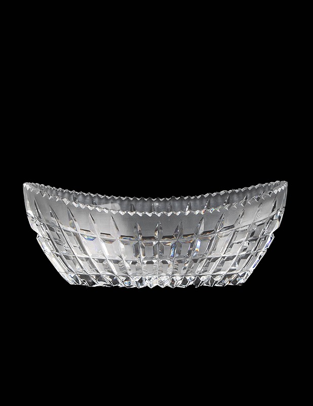 Veneenmuotoinen kristallikulho - Tarjoiluastiat - 10105512794 - 1