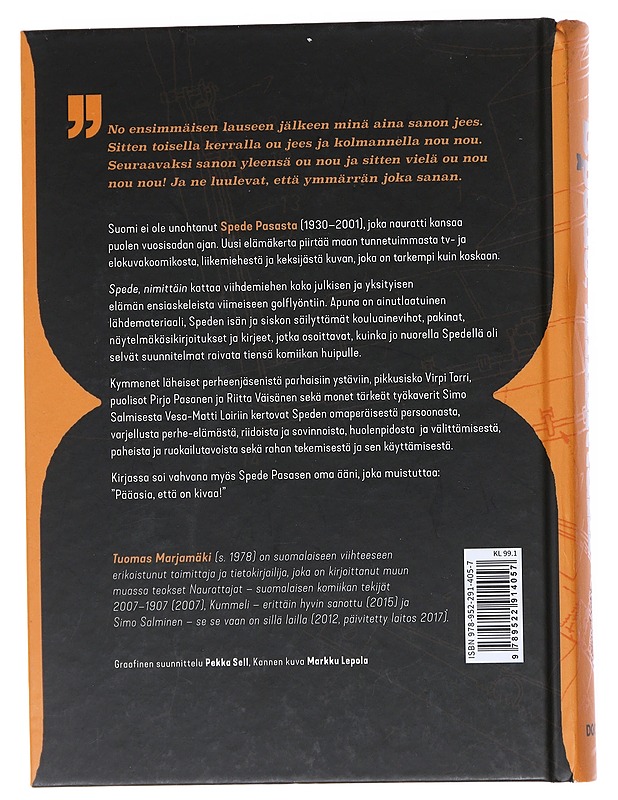 Spede, nimittäin - Tuomas Marjamäki - Elämäkerrat ja muistelmat - 10105512826 - 1