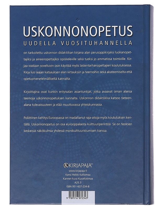 Uskonnonopetus uudella vuosituhannella - Kallioniemi, Arto - Tietokirjat ja oppaat - 10105512854 - 1