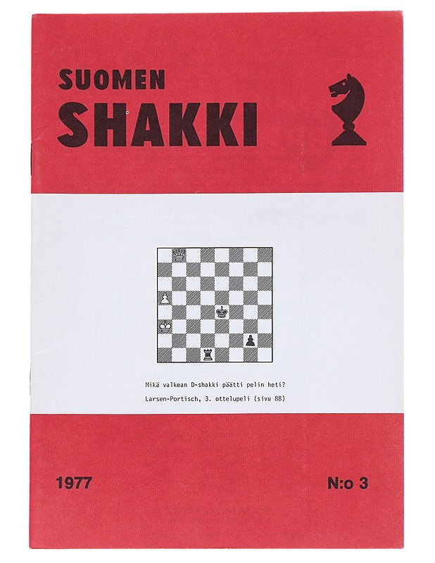 Suomen Shakki 3 / 77 - Harrastekirjat - 10105512866 - 0