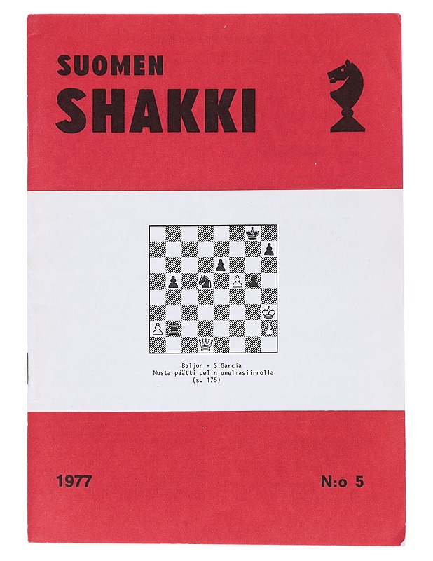 Suomen Shakki 5 / 77 - Harrastekirjat - 10105512880 - 0