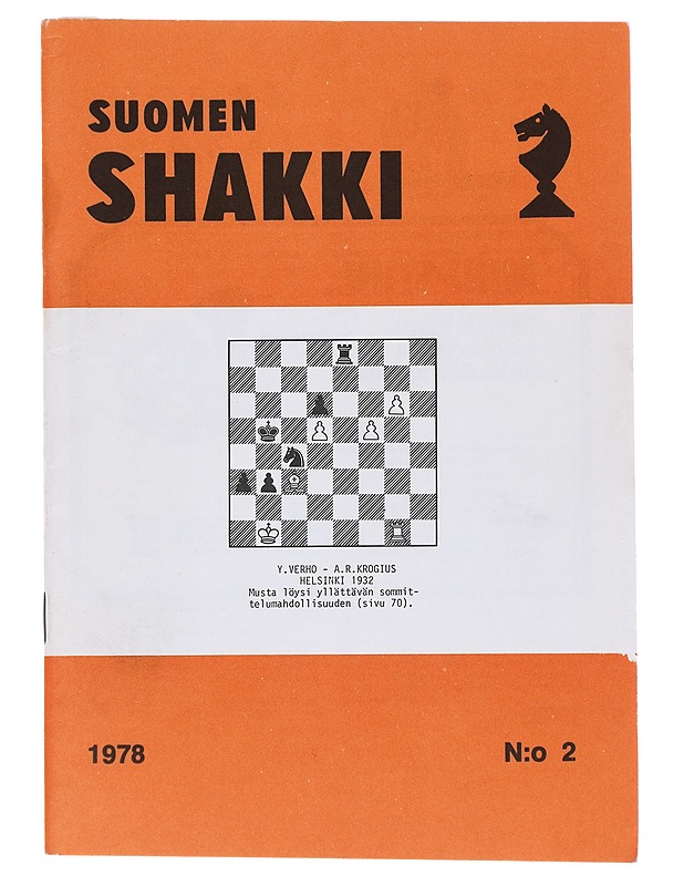Suomen Shakki 2 / 78 - Harrastekirjat - 10105512914 - 0
