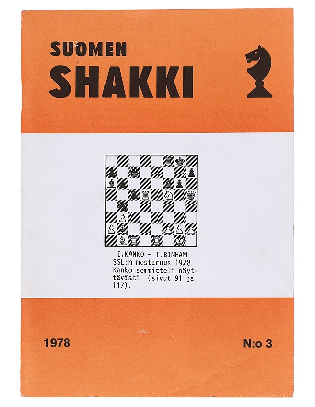 Suomen Shakki 3 / 78 - Harrastekirjat - 10105512922 - 0