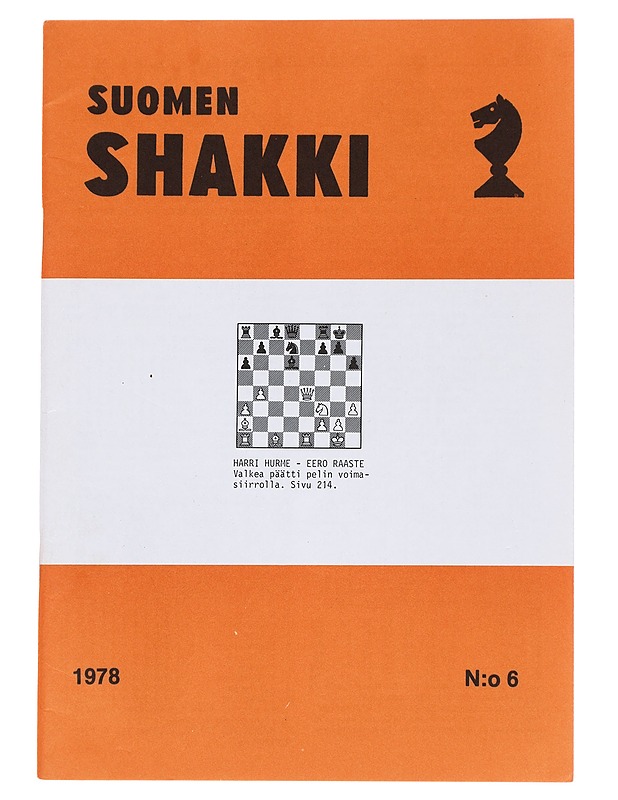 Suomen Shakki 6 / 78 - Harrastekirjat - 10105512947 - 0
