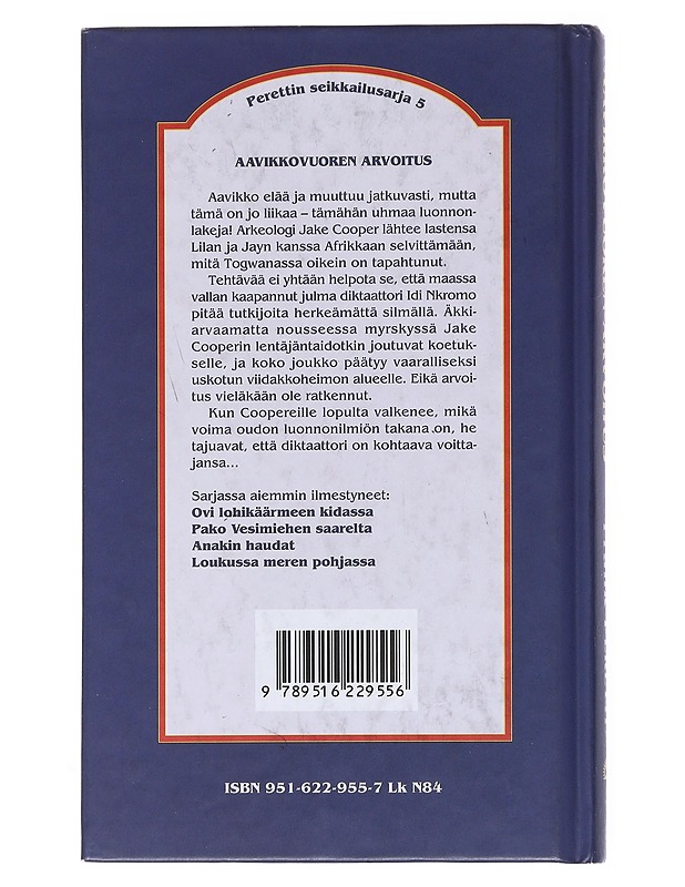 Aavikkovuoren arvoitus - Peretti, Frank - Jännitys ja dekkarit - 10105512976 - 1