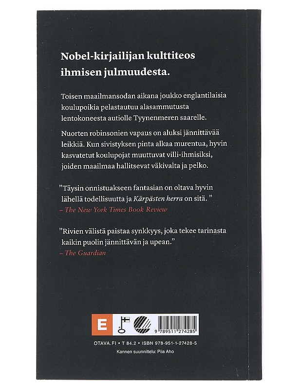 Kärpästen herra - Golding, William - Romaanit ja novellit - 10105513001 - 1