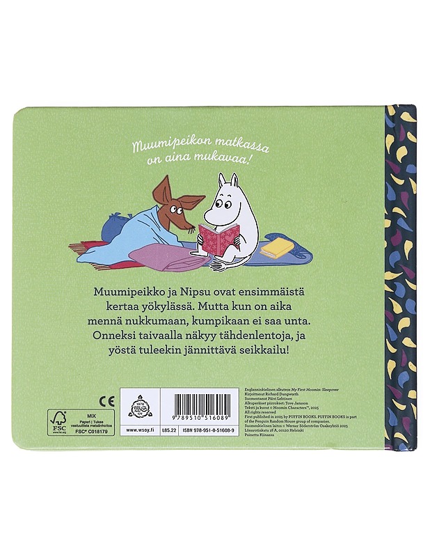 Muumipeikko yökylässä - Dungworth, Richard - Lastenkirjat - 10105513006 - 1