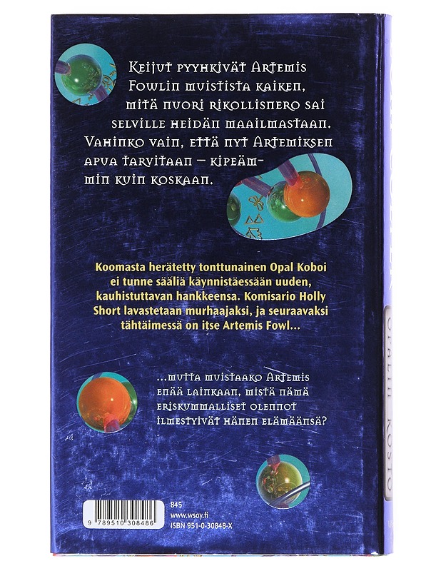 Artemis Fowl : Opalin kosto - Colfer, Eoin - Fantasia- ja scifi - 10105513008 - 1