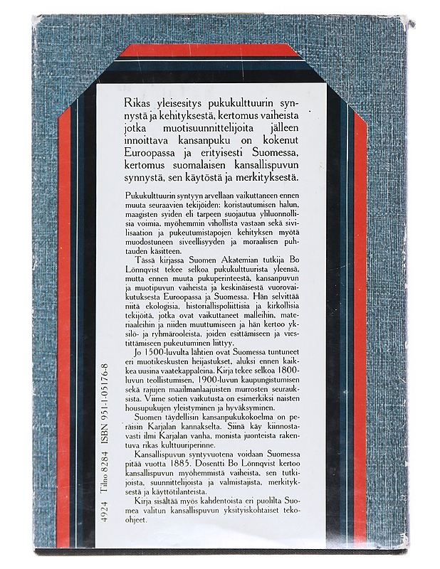 Kansanpuku ja kansallispuku - Bo Lönnqvist - Historiakirjat - 10105513031 - 1