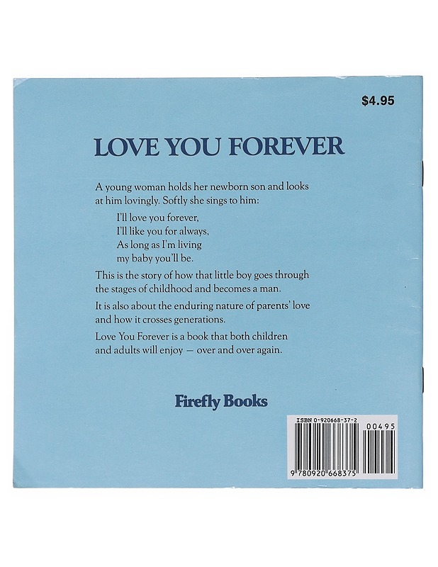 Love you forever - Munsch, Robert N. - Romaanit ja novellit - 10105513032 - 1