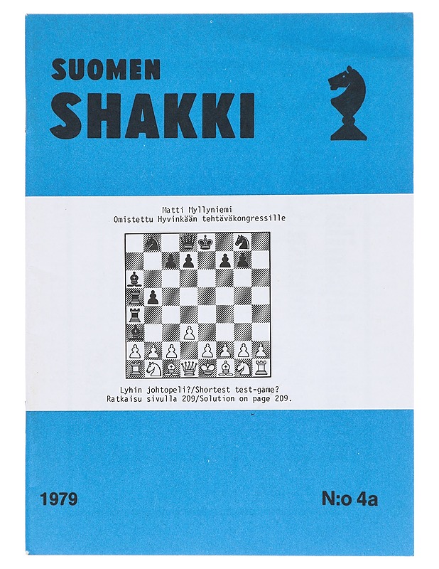 Suomen Shakki 4a / 79 - Harrastekirjat - 10105513050 - 0