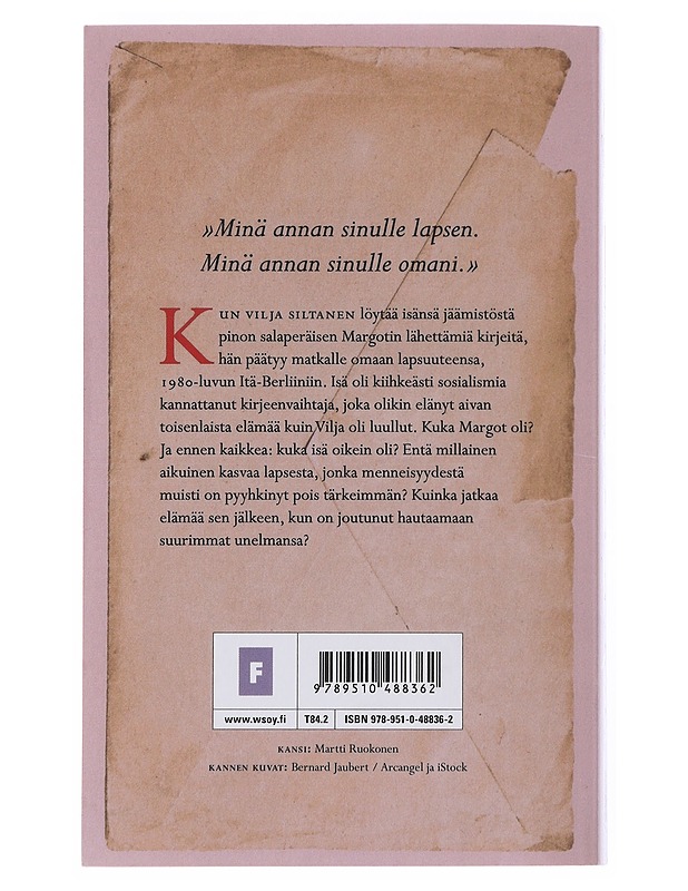 Sinun, Margot - Meri Valkama - Romaanit ja novellit - 10105513062 - 1