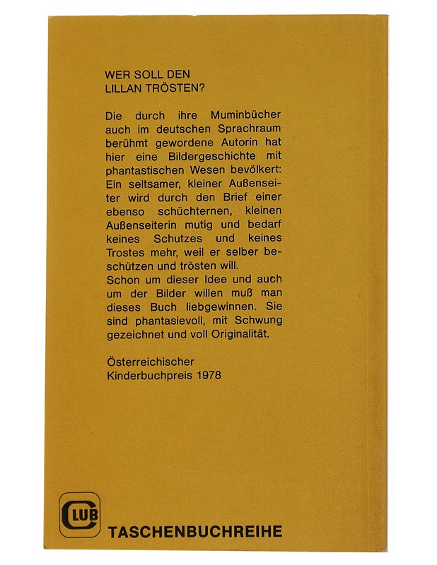 Wer soll den Lillan trösten? - Jansson, Tove - Lastenkirjat - 10105513071 - 1