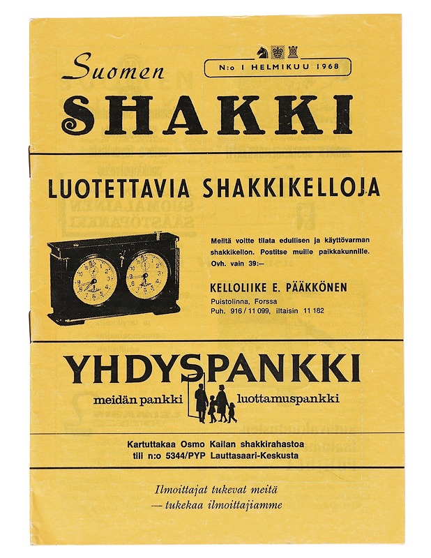 Suomen Shakki 1 / 68 - Harrastekirjat - 10105513075 - 0