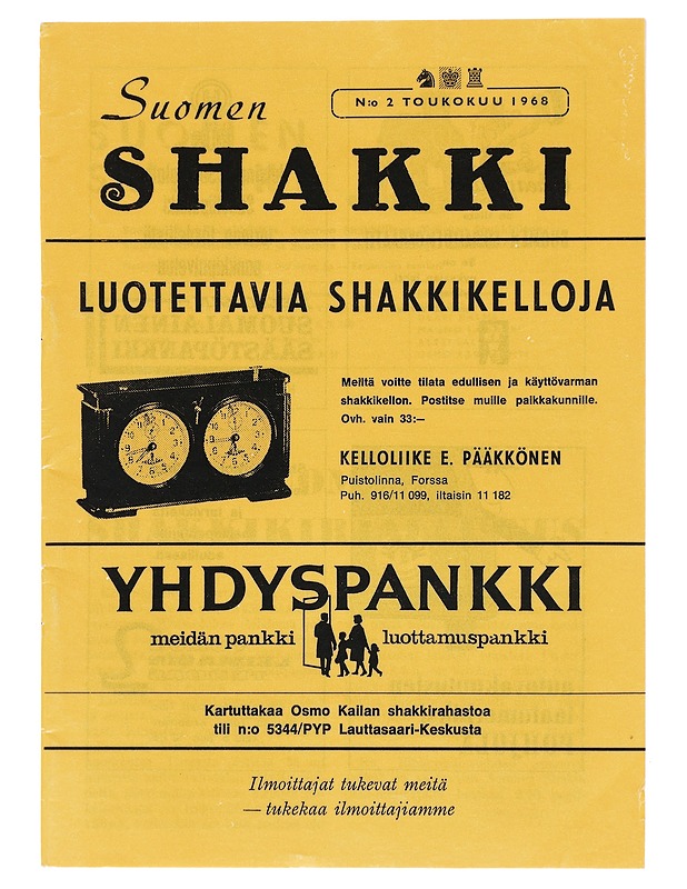 Suomen Shakki 2 / 68 - Harrastekirjat - 10105513078 - 0