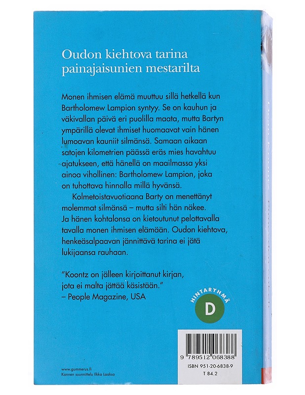 Pimeyden enkeli - Koontz, Dean R. - Romaanit ja novellit - 10105513097 - 1