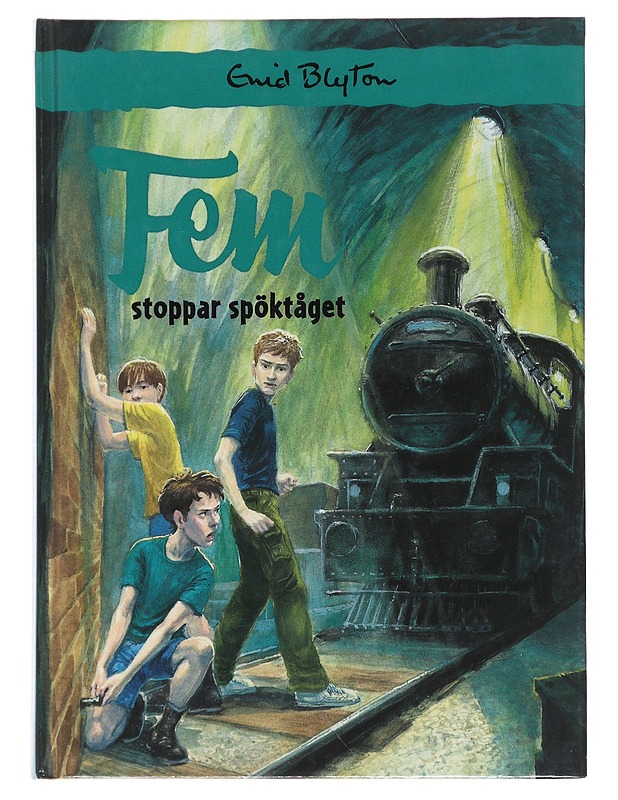 Fem stoppar spöktåget - Blyton, Enid - Romaanit ja novellit - 10105513105 - 0