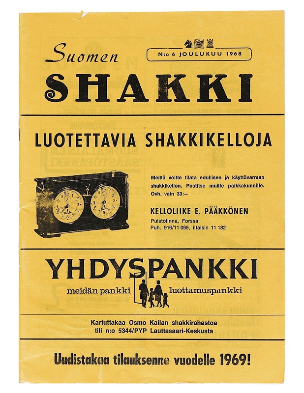 Suomen Shakki 6 /68 - Harrastekirjat - 10105513108 - 0