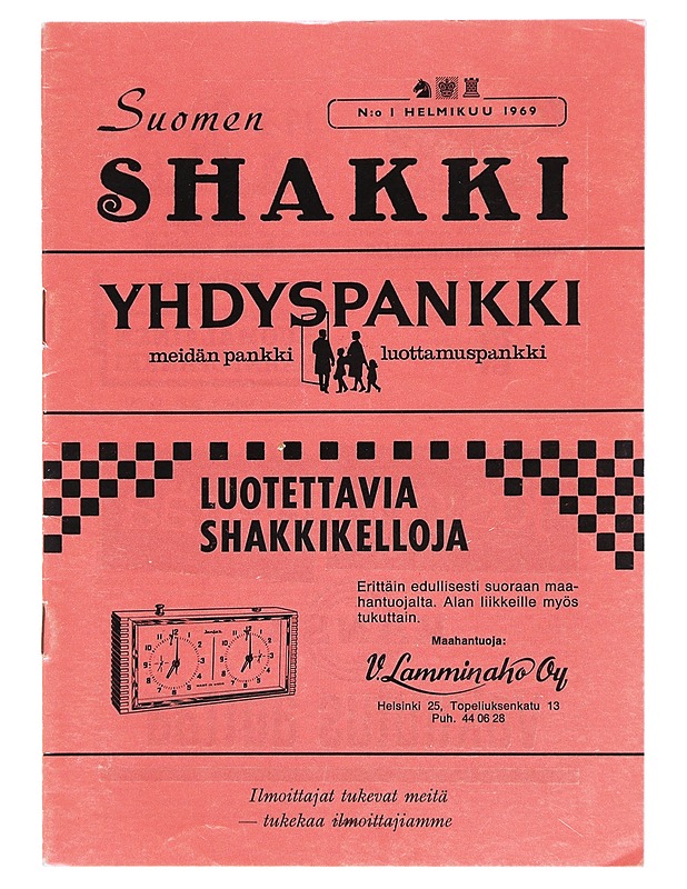 Suomen Shakki 1 / 69 - Harrastekirjat - 10105513116 - 0