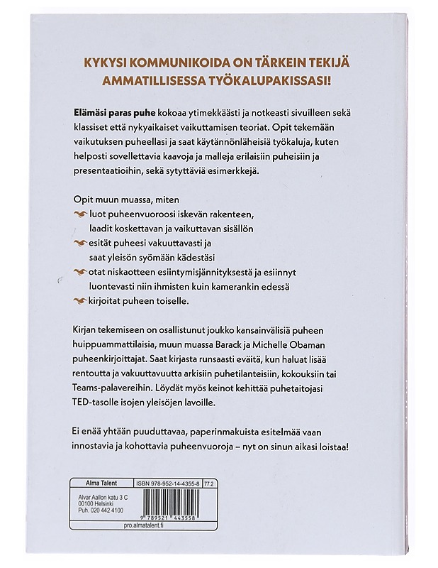 Elämäsi paras puhe - Lehtipuu, Unna - Tietokirjat ja oppaat - 10105513132 - 1