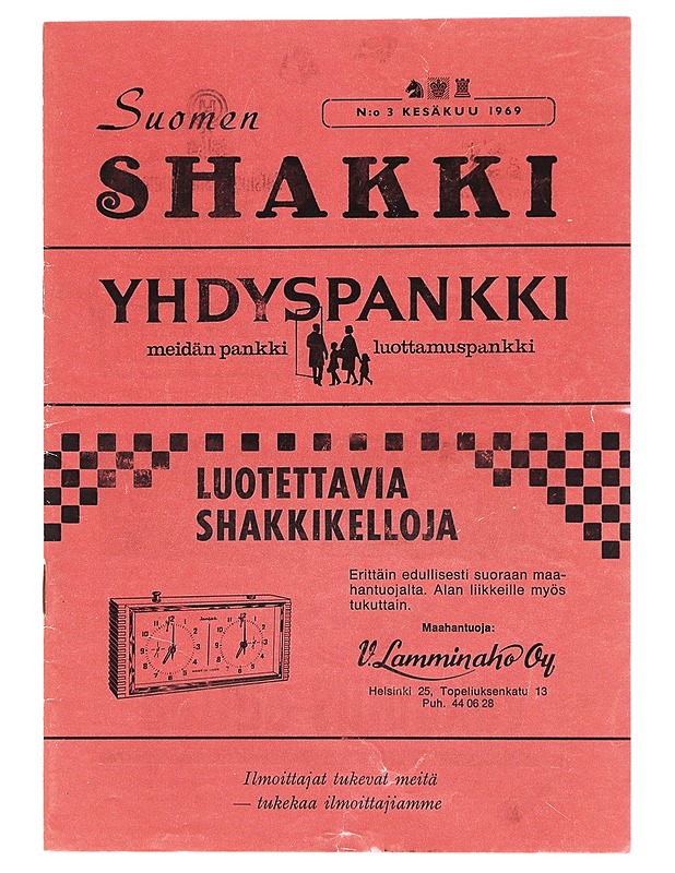 Suomen Shakki 3 / 69 - Harrastekirjat - 10105513125 - 0