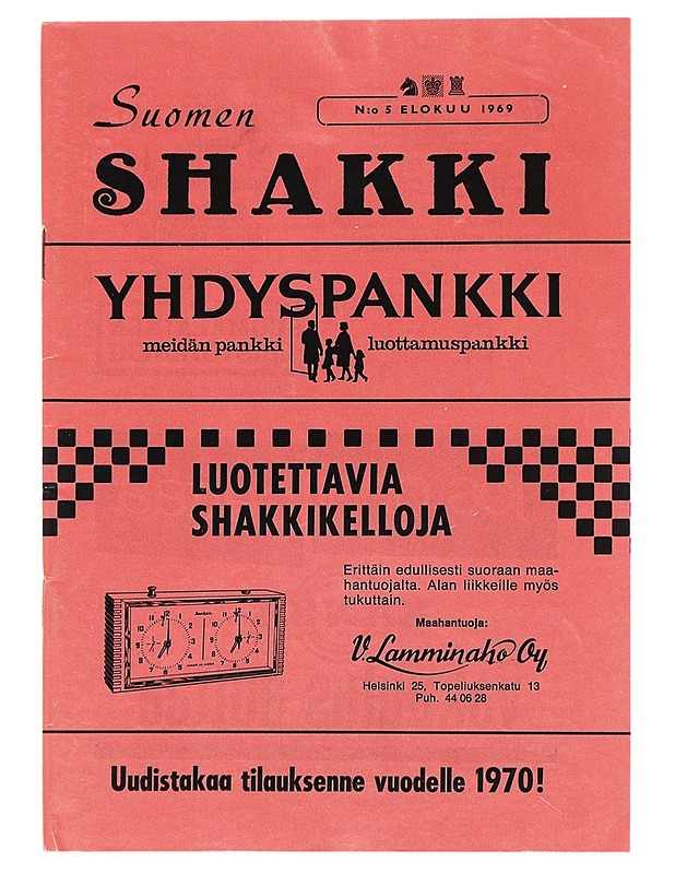 Suomen Shakki 5 / 69 - Harrastekirjat - 10105513131 - 0