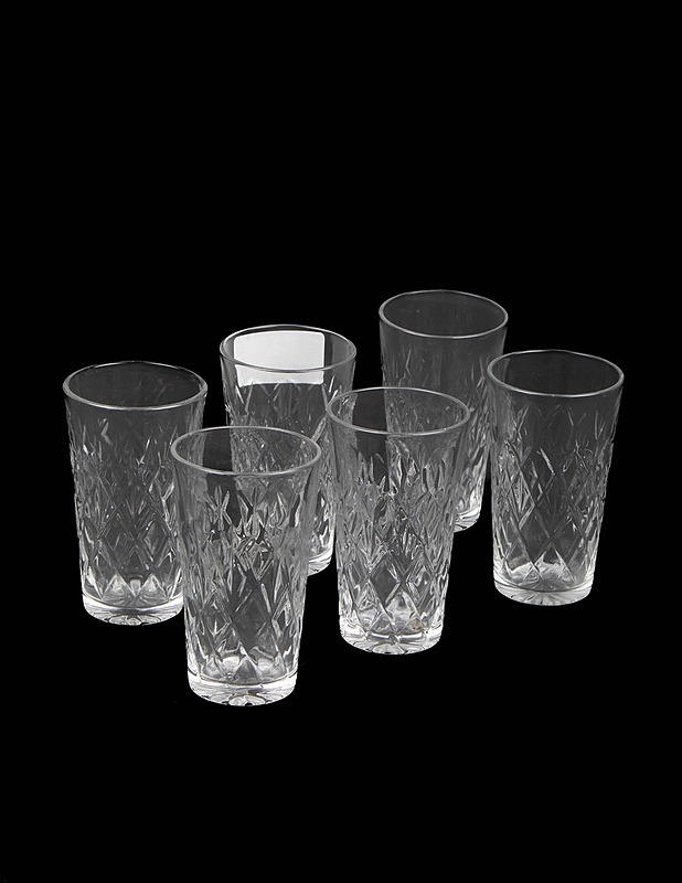 Kristallilasit, 6 kpl - Lasit - 10105513148 - 0