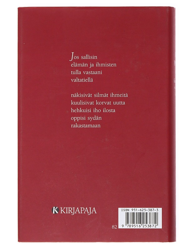 Kuuntelen sydämeni ääntä : valitut runot 1979-1996 - Anja Porio - Romaanit ja novellit - 10105513151 - 1