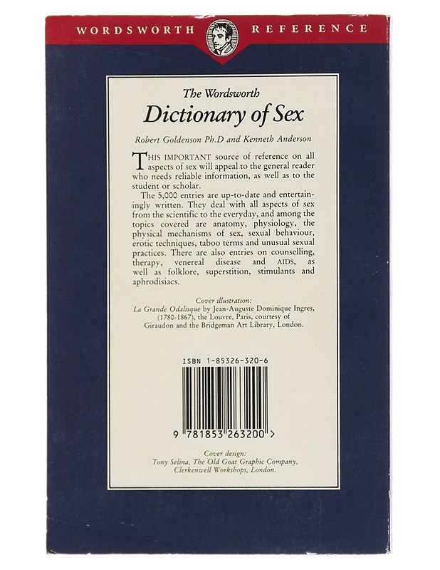 The Wordsworth dictionary of sex - Goldenson, Robert M. - Historiakirjat - 10105513159 - 1