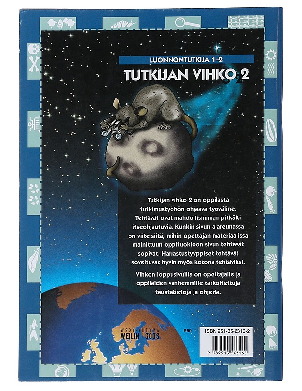 Luonnontutkija. 1-2, Tutkijan vihko. 2 - Nuutinen, Anna Maaria - Nuorten kirjat - 10105513162 - 1