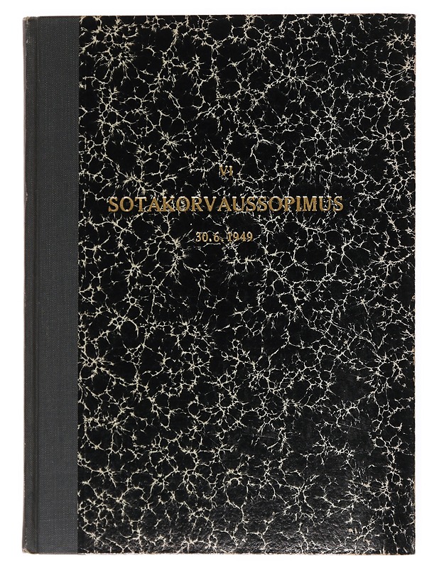 VI sotakorvaussopimus 30.6.1949 - Historiakirjat - 10105513203 - 0